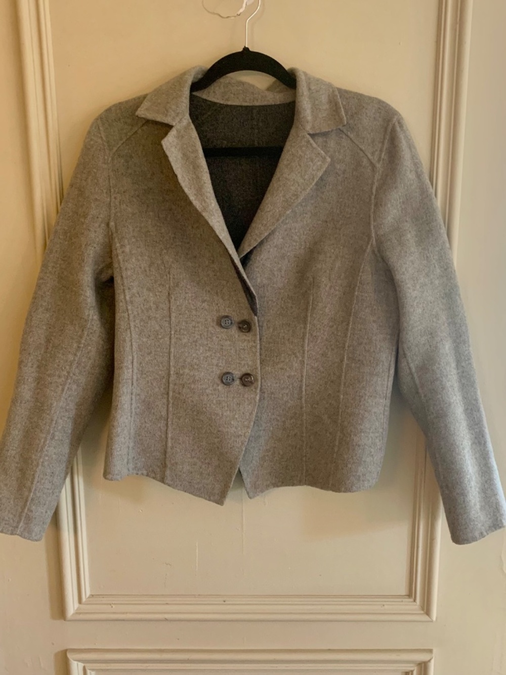 Reversible Boiled Wool Jacket Sweater (M-L) - Picture 9 of 13